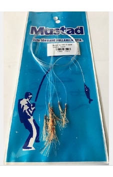 Mustad 10 İğneli No.10/s Turuncu Simli İstavrit Çaparisi