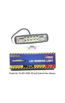 Tepe Lamba Off Road 12v-80v 5 Merceklı Beyaz Sarı 15.5x4cm Tepe Lamba Off Road 12v-80v 5 Merceklı Beyaz Sarı 15.5x4cm