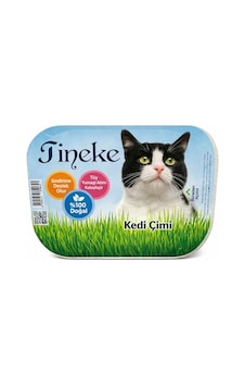 Tineke%100 Doğal Fileli Kedi Çimi Tüy Yumağı Önleyici