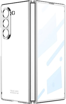 Galaxy Uyumlu Z Fold 6 Kılıf Zore Full Camlı Kıpta Kapak Gümüş Galaxy Uyumlu Z Fold 6 Kılıf Zore Full Camlı Kıpta Kapak Gümüş