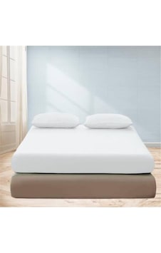 Tek Kişilik Ara Beden 120x200 Ranforce Lastikli Çarşaf Takımı Beyaz Beyaz Tek Kişilik Ara Beden 120x200 Ranforce Lastikli Çarşaf Takımı Beyaz Beyaz