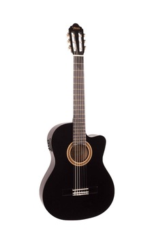 Valencia Vc104tcebk Elektro Klasik Gitar Cutaway Siyah Kesik Kasa - Ekolayzırlı - Sap Çelikli Valencia Vc104tcebk Elektro Klasik Gitar Cutaway Siyah Kesik Kasa - Ekolayzırlı - Sap Çelikli