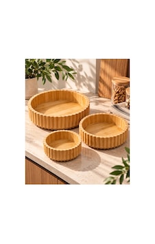 3'lü Bambu Çerezlik Kase Seti 22-18-14 Cm Kuruyemişlik Sunumluk Kahvaltılık Kase Bambu - 932780431 Bambu 3'lü Bambu Çerezlik Kase Seti 22-18-14 Cm Kuruyemişlik Sunumluk Kahvaltılık Kase Bambu - 932780431 Bambu
