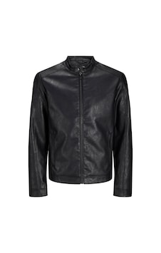Jack & Jones Erkek Pu Deri Mont Ve Ceket Siyah Jack & Jones Erkek Pu Deri Mont Ve Ceket Siyah