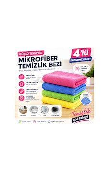 Mıcrofıber Bez 40 40 4lü Paket