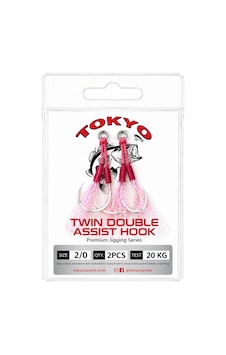 Tokyo Tackle Twin Double Assist Hook 2'li Asist Kanca No:2/0 Tokyo Tackle Twin Double Assist Hook 2'li Asist Kanca No:2/0