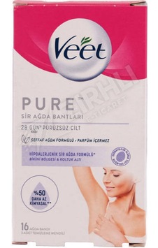 3 Adet Veet Pure Sir Ağda Bandı 16 Lı 3 Adet Veet Pure Sir Ağda Bandı 16 Lı