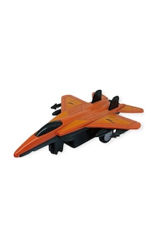 Çek Bırak Metal Mini Savaş Uçağı 10 Cm - Kırmızı