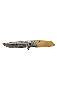 Columbia A2150c Kahve Kamp Çakısı 21cm- Manuel, Ahşap İşlemeli Sap,kemerlikli Columbia A2150c Kahve Kamp Çakısı 21cm- Manuel, Ahşap İşlemeli Sap,kemerlikli