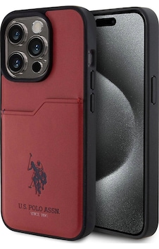 Apple Uyumlu iPhone 15 Pro Kılıf U.s. Polo Assn. Lisanslı Baskı Logolu Pu Kartlıklı Kapak Apple Uyumlu iPhone 15 Pro Kılıf U.s. Polo Assn. Lisanslı Baskı Logolu Pu Kartlıklı Kapak