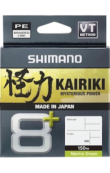 Shimano Kairiki 8+ 150m M. Green Örgü İp Misina-10305 0.16 mm Shimano Kairiki 8+ 150m M. Green Örgü İp Misina-10305 0.16 mm