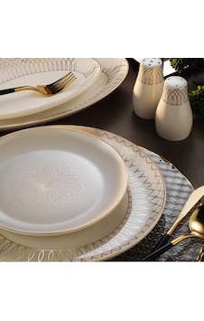 Aryıldız 34011 Tılsım Umbrella Porselen 60 Parça Yemek Takımı Gold Aryıldız 34011 Tılsım Umbrella Porselen 60 Parça Yemek Takımı Gold