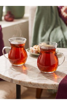 The Mia Kulplu Çay Bardağı 6 Kişilik 544 Şeffaf The Mia Kulplu Çay Bardağı 6 Kişilik 544 Şeffaf
