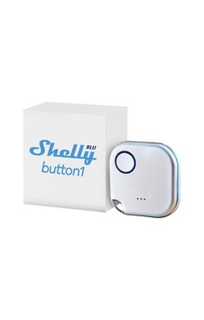 Blu Button1 Beyaz Eylemleri Ve Sahneleri Etkinleştirmek İçin Akıllı Bluetooth Düğmesi Çoklu Tıkla Etkinleştirme Anında Tepki Süresi Ses Ve Işık Alarmı İos Android Uygulaması
