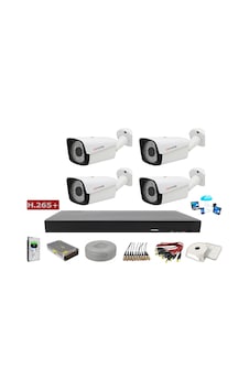 4'Lü Cenova 2Mp Ahd Full Set+Harddisk Güvenlik Kamerası