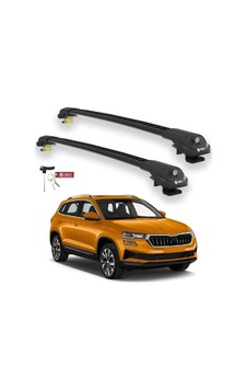 Turtle Skoda Karoq 2017-2025 Ara Atkı Air1 Siyah