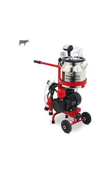 Melasty Micro Tekli İnek Süt Sağma Makinesi Paslanmaz Güğüm - Kauçuk Memelik Kuru Pompa Melasty Micro Tekli İnek Süt Sağma Makinesi Paslanmaz Güğüm - Kauçuk Memelik Kuru Pompa