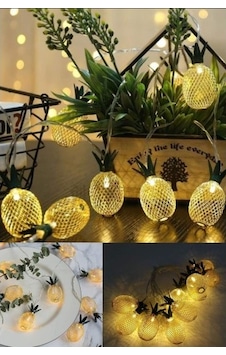 2m 10 Led 2 Kademeli Ananas Led Işık Pilli 2m 10 Led 2 Kademeli Ananas Led Işık Pilli