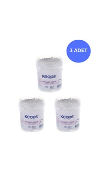Keops 100lü Pamuklu Kulak Çubuğu 3 X 100'lü