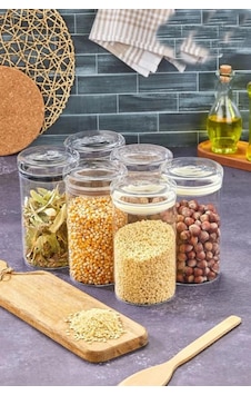 Cooker Borosilikat Kavanoz 18 Cm 1 Adet Şeffaf Cooker Borosilikat Kavanoz 18 Cm 1 Adet Şeffaf