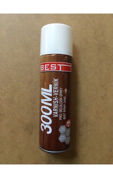 Best Selülozik Sprey Ahşap Metal Vernik 300 Ml Ceviz Renk Best Selülozik Sprey Ahşap Metal Vernik 300 Ml Ceviz Renk