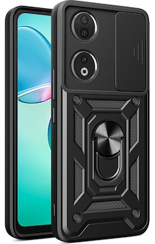 Honor 90 Kılıf Kamera Korumalı Zırh Tank Sürgülü Vega Kapak Siyah Honor 90 Kılıf Kamera Korumalı Zırh Tank Sürgülü Vega Kapak Siyah