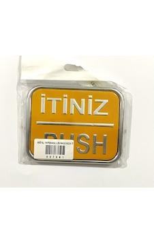 Metal Yapışkanlı Levha 8x11cm İtiniz