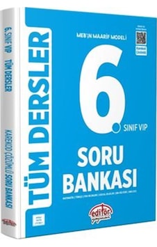 6. Sınıf Vıp Tüm Dersler Soru Bankası / Komisyon 6. Sınıf Vıp Tüm Dersler Soru Bankası / Komisyon