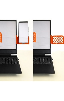 3d Baskı Monitor Telefon Tutucu - Petek Desenli Laptop Kenar Telefon Tutucu-turuncu Çok Renkli 3d Baskı Monitor Telefon Tutucu - Petek Desenli Laptop Kenar Telefon Tutucu-turuncu Çok Renkli