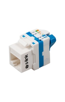 S-link SL-KS75 180 Derece UTP CAT6 Kestone Jack3U 90 Derece S-link SL-KS75 180 Derece UTP CAT6 Kestone Jack3U 90 Derece