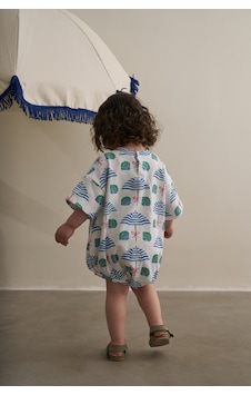 Oh La La Koala Beyaz Comfy Cubs Serisi Oversize Tulum