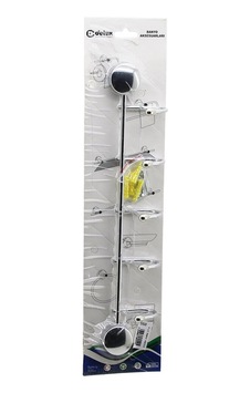 Delux Kod-550 5 Kollu Krom Banyo Askısı Vidalı Montaj Delux Kod-550 5 Kollu Krom Banyo Askısı Vidalı Montaj