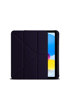 Apple iPad Uyumlu 11 2025 İle Uyumlu 10.9" Kılıf, Kalem Koyma Bölmeli, Stand Olan, Uyku Modlu, Suni Deri, Yarı Transparan Silikon Arka Yüzey, Ergonomik Yapılı, Attractive Cover Derin Mor Sku: Zeusb0gggxynt2 Arka Kapak