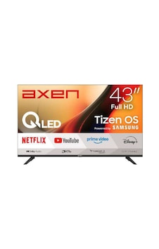Axen AX43QFMLN-T08I Full HD 43" 108 Ekran Uydu Alıcılı Smart QLED TV Axen AX43QFMLN-T08I Full HD 43" 108 Ekran Uydu Alıcılı Smart QLED TV