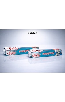 Softly Streç Film 15 Metre Gıda Streç Film Mutfak Streç Folyo Şeffaf Saklama Filmi 2 Adet Softly Streç Film 15 Metre Gıda Streç Film Mutfak Streç Folyo Şeffaf Saklama Filmi 2 Adet