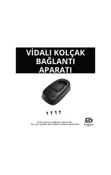 S-dizayn Fiat 500x Abs Vidalı Kol Dayama Kolçak Alt Adaptör 2014 Üzeri A+kalite