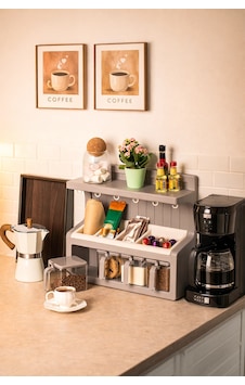 Porsima 5335 Kendinden Yapışkanlı Standlı Etiketli Kahve Köşesi Seti Kahvelik Takımı - Capuccino Açık Kahverengi Porsima 5335 Kendinden Yapışkanlı Standlı Etiketli Kahve Köşesi Seti Kahvelik Takımı - Capuccino Açık Kahverengi