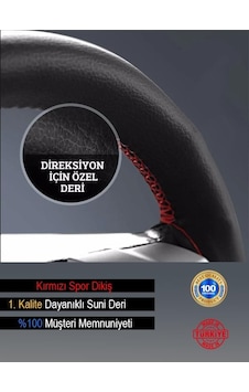 Tr Suzuki İle Uyumlu Swift İçin Süper Deri Direksiyon Kılıfı, Kırmızı Yüzüklü Spor Dikiş Tr Suzuki İle Uyumlu Swift İçin Süper Deri Direksiyon Kılıfı, Kırmızı Yüzüklü Spor Dikiş