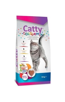 Catty Colourmix Renkli Taneli Tavuklu Yetişkin Kedi Maması 15 KG Catty Colourmix Renkli Taneli Tavuklu Yetişkin Kedi Maması 15 KG