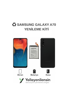 Samsung Galaxy A70 Kiti Ekran + Batarya + Arka Kasa Model Uyumlu, Yüksek Kalite Parçala Samsung Galaxy A70 Kiti Ekran + Batarya + Arka Kasa Model Uyumlu, Yüksek Kalite Parçala