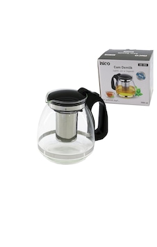 Go İthalat 1500ml Cam Demlik Çelik Süzgeçli - Plastik Kulp - Kapak - Krom Çerçeve Çok Renkli Go İthalat 1500ml Cam Demlik Çelik Süzgeçli - Plastik Kulp - Kapak - Krom Çerçeve Çok Renkli