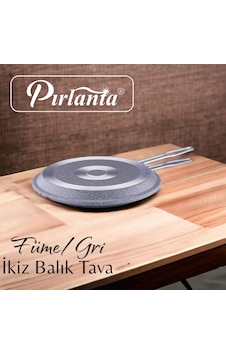 Pırlanta Granit İkiz Balık Tava Pırlanta Granit İkiz Balık Tava