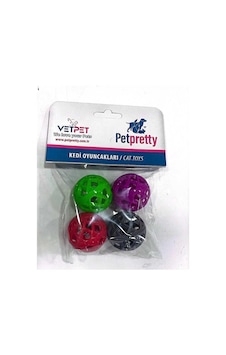 Pet Pretty Cat Toys Kedi Oyun Topu 4'lü Pet Pretty Cat Toys Kedi Oyun Topu 4'lü
