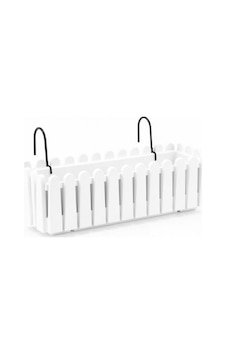 Balkon Saksısı Çit Saksı Beyaz Renk Metal Askı Aparatlı Dekoratif Balkon Saksı 9lt 53cm İb02 Balkon Saksısı Çit Saksı Beyaz Renk Metal Askı Aparatlı Dekoratif Balkon Saksı 9lt 53cm İb02