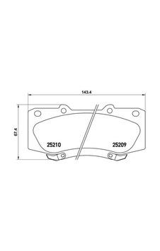 QCB QCB4167 Ön Balata Hilux Vigo 12- 4×4 2,5D-2,5D4D-3,0D(2Kdftv) (Gdb3534) QCB QCB4167 Ön Balata Hilux Vigo 12- 4×4 2,5D-2,5D4D-3,0D(2Kdftv) (Gdb3534)