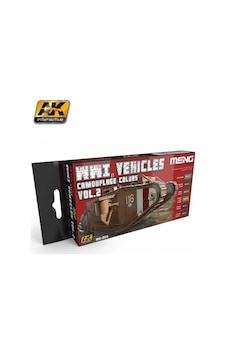 Wwı Araçları Kamuflaj Renkleri Boya Seti 6x17ml Vol.2, Ak Interactive 805 Standart Wwı Araçları Kamuflaj Renkleri Boya Seti 6x17ml Vol.2, Ak Interactive 805 Standart