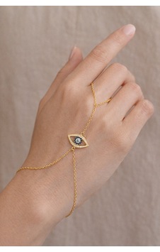Nazar Göz Figürlü Gold Zirkon Şahmeran Çok Renkli Nazar Göz Figürlü Gold Zirkon Şahmeran Çok Renkli