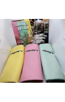İlbay&apos S Mikrofiber Temizlik Bezi 40x60 Cm 3&apos Lü 0 İlbay&apos S Mikrofiber Temizlik Bezi 40x60 Cm 3&apos Lü 0