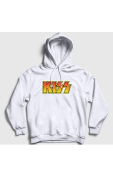 Presmono Unisex Logo Kiss Kapüşonlu Sweatshirt Beyaz Presmono Unisex Logo Kiss Kapüşonlu Sweatshirt Beyaz