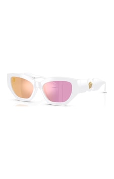 Versace Vk4007u 3141t Çocuk Güneş Gözlüğü Beyaz Versace Vk4007u 3141t Çocuk Güneş Gözlüğü Beyaz